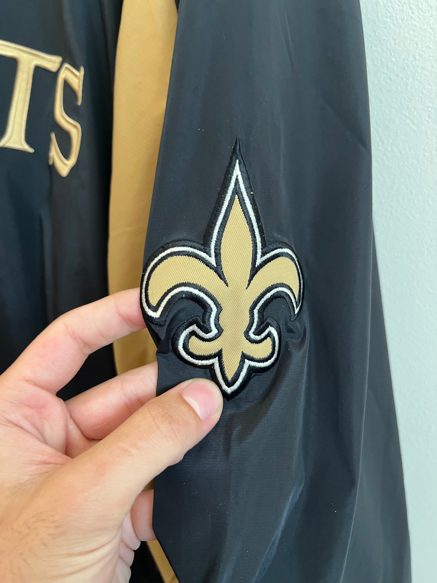 90s New Orleans Saints Two Toned Reeebok Windbreaker (XL)