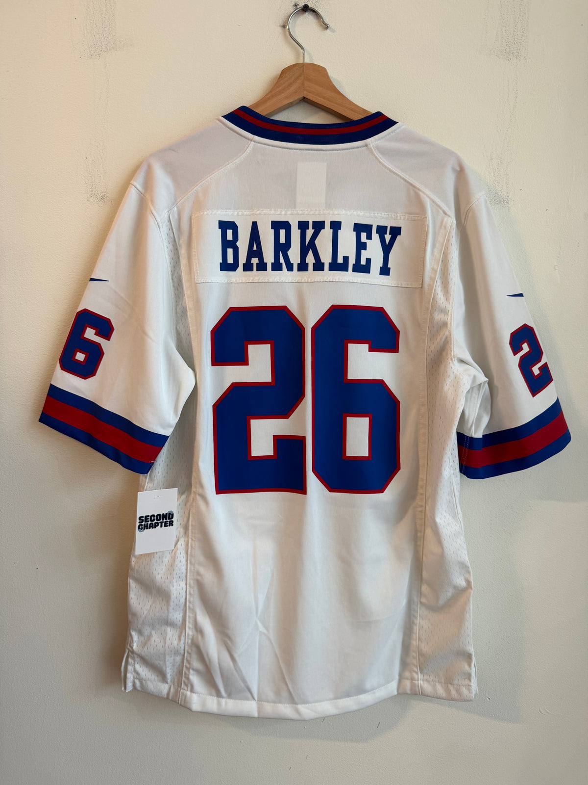2020 New York Giants Saquon Barkley Nike Away Jersey (S)
