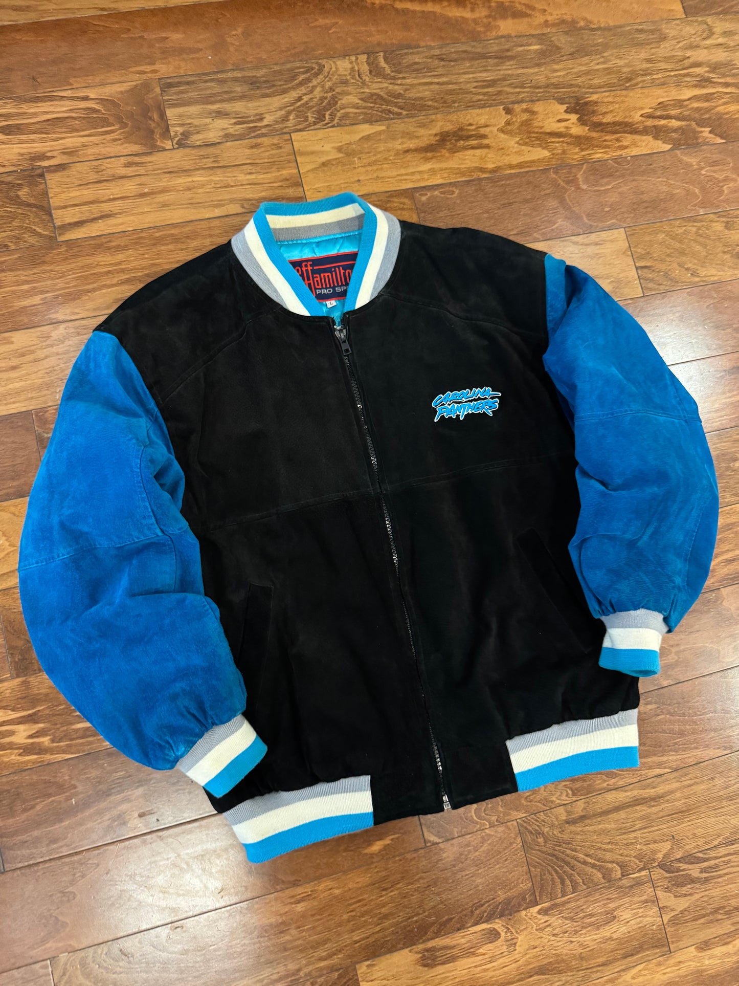 00s Carolina Panthers Jeff Hamilton Leather Jacket (L)