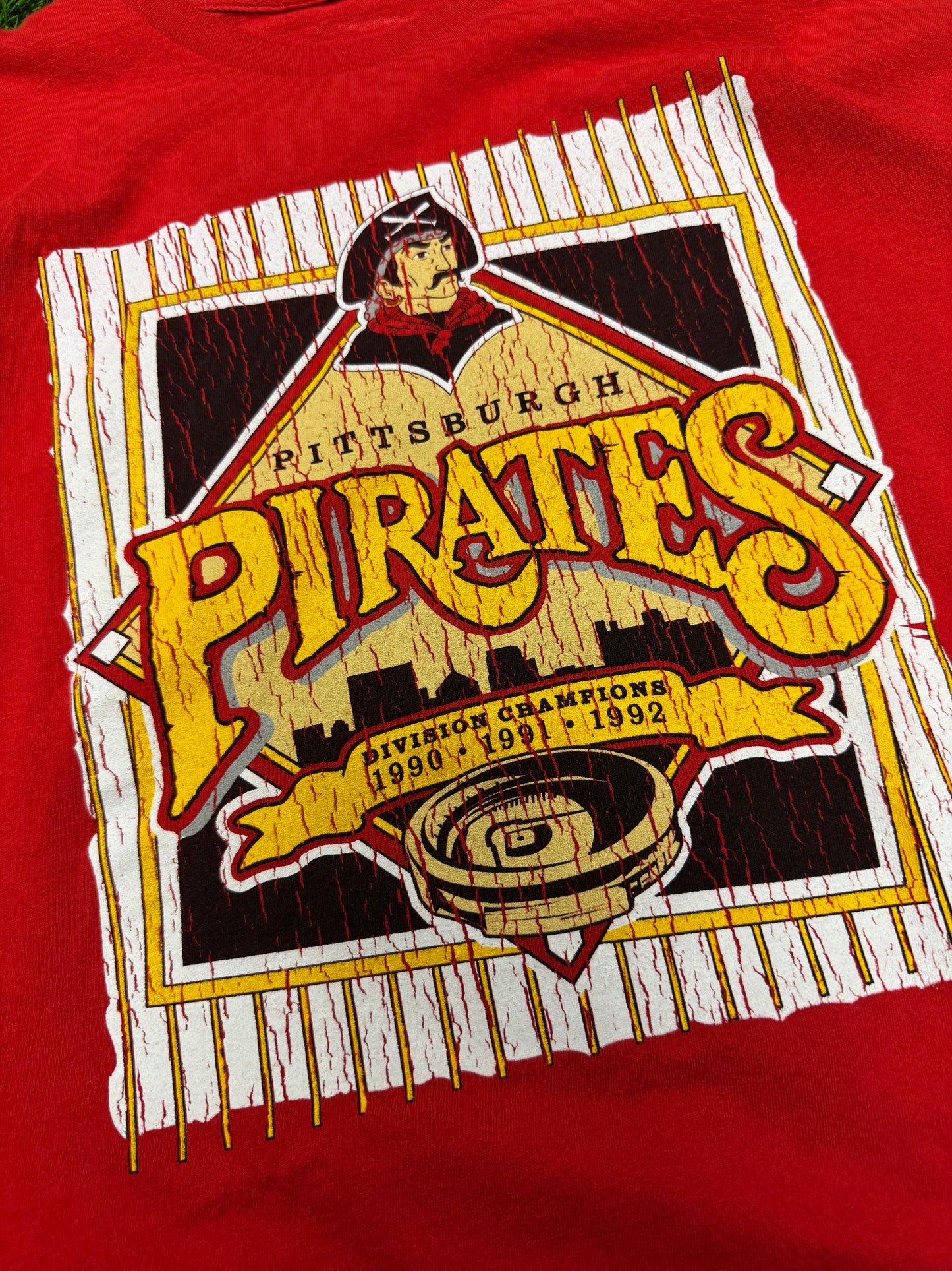 Pittsburgh Pirates National Champs Graphic Vintage Tee (XL)