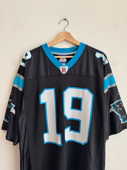 00s Carolina Panthers Keyshawn Johnson Reebok Home Jersey (M)