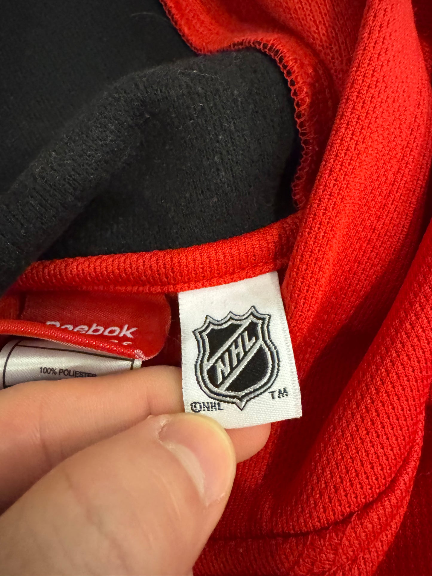 00s Carolina Hurricanes NHL Red Hoodie (XL)