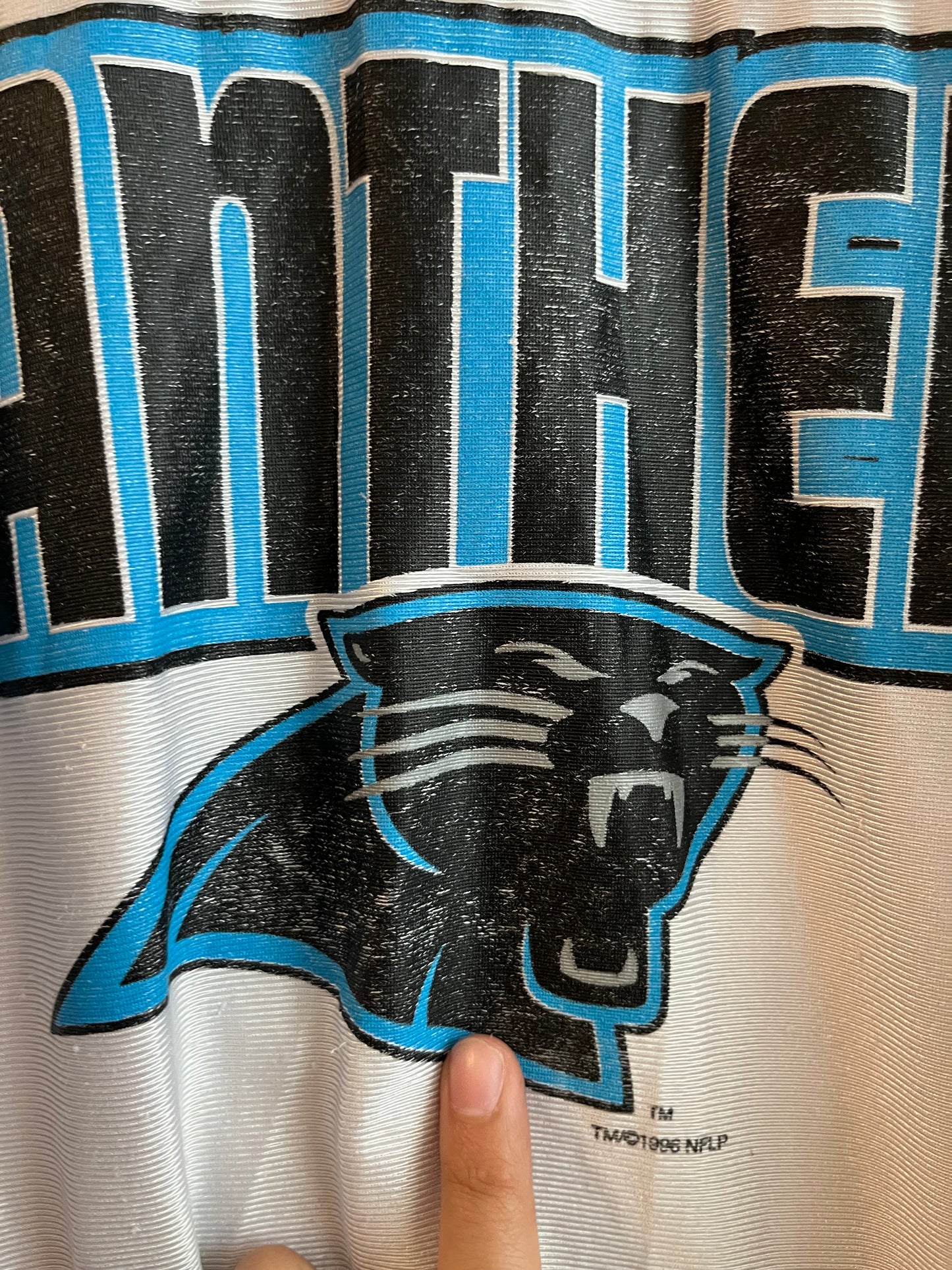 00s Carolina Panthers 1/4th Sleeve Jersey Shirt (XL)