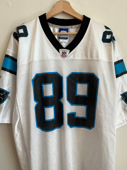 2010s Carolina Panthers Steve Smith Reebok Away Jersey (L)