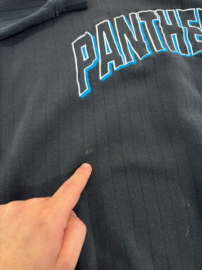 90s Carolina Panthers Embroidered Starter Crewneck (L)