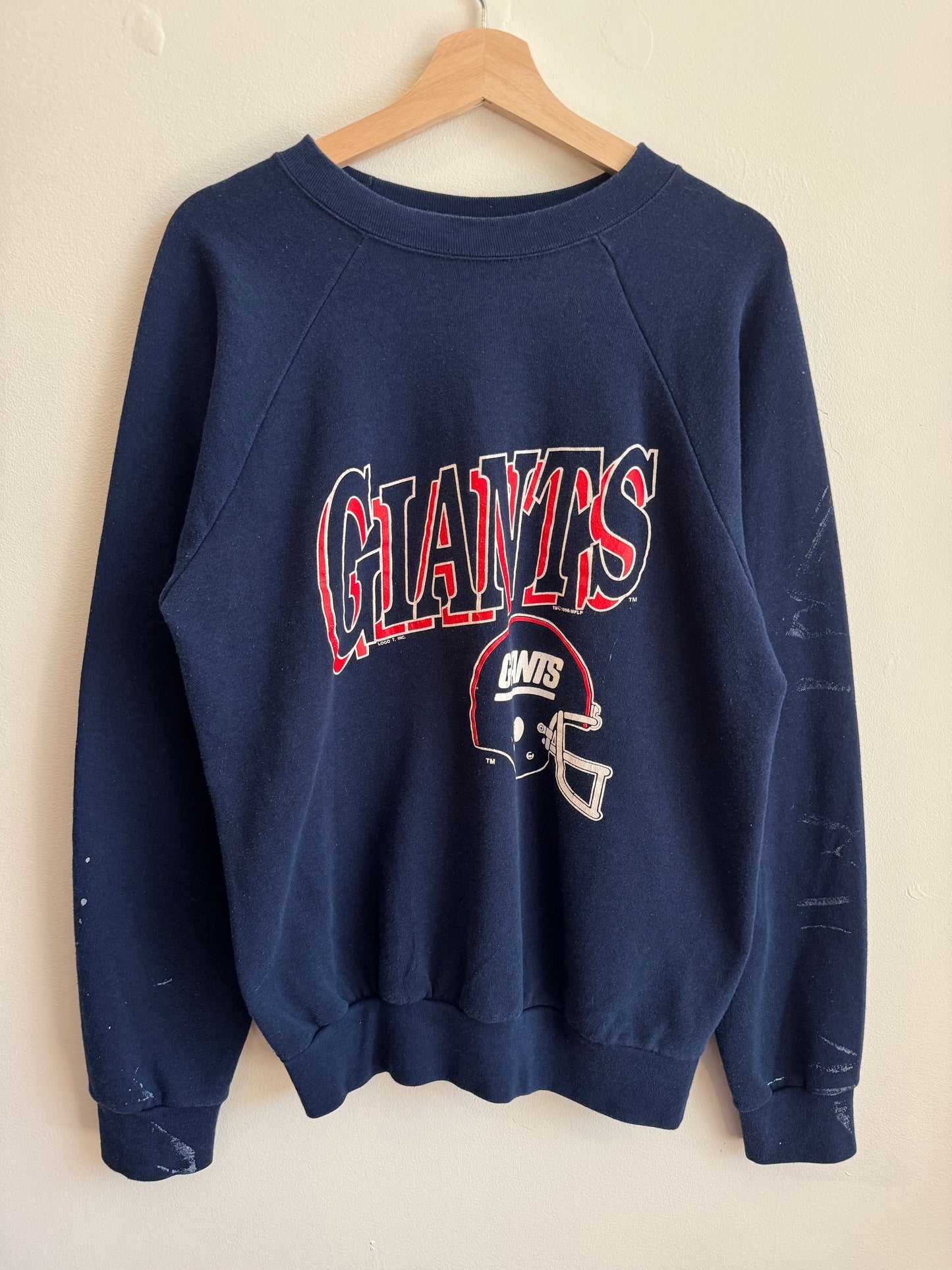 1990 New York Giants Vintage Paint Splatter Crewneck (XL)