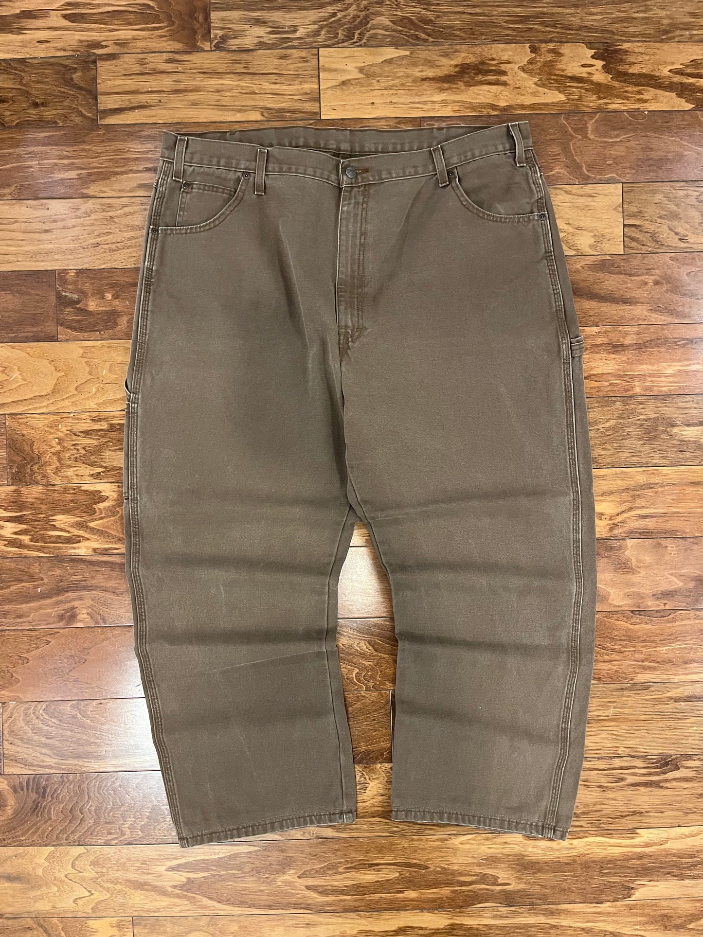 00s Dickies Mocha Red Tab Workwear Pants (42 x30)