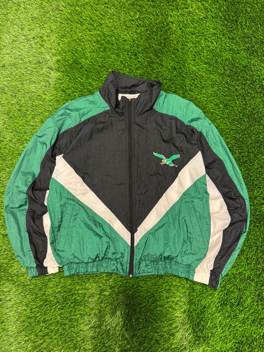 90s Philadelphia Eagles Triple Fat Goose Windbreaker (M)