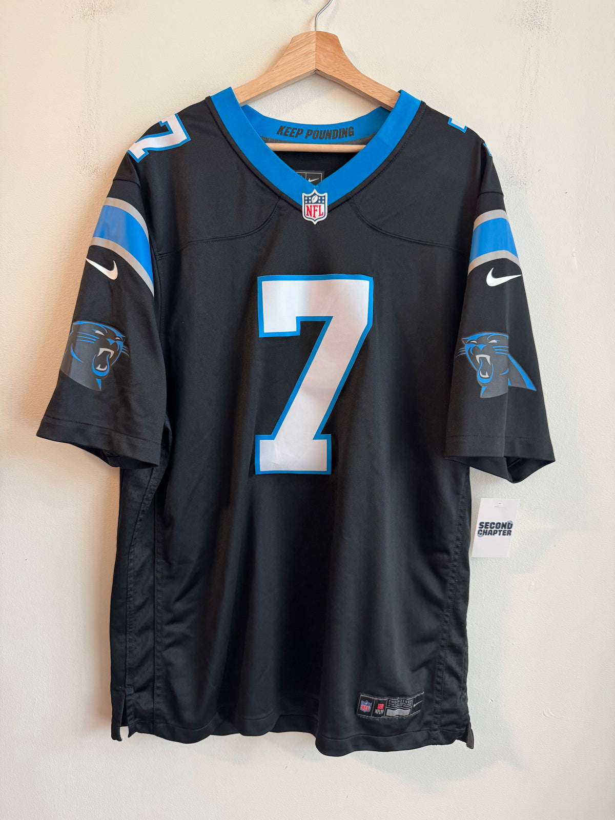 2023 Carolina Panthers Jadeveon Clowney Nike Home Jersey (XL)