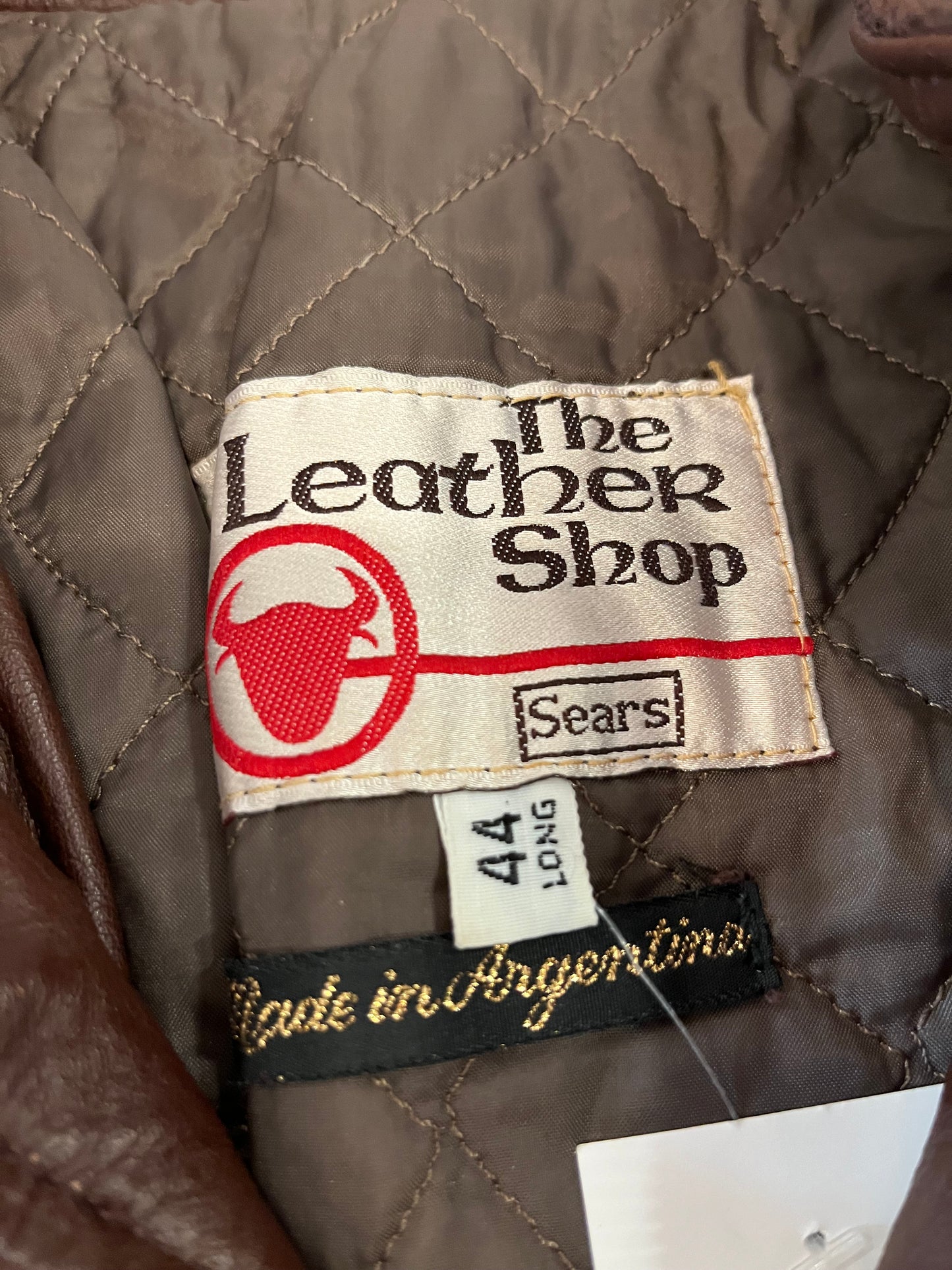 80s Sears Leather Shop Vintage Jacket (L)