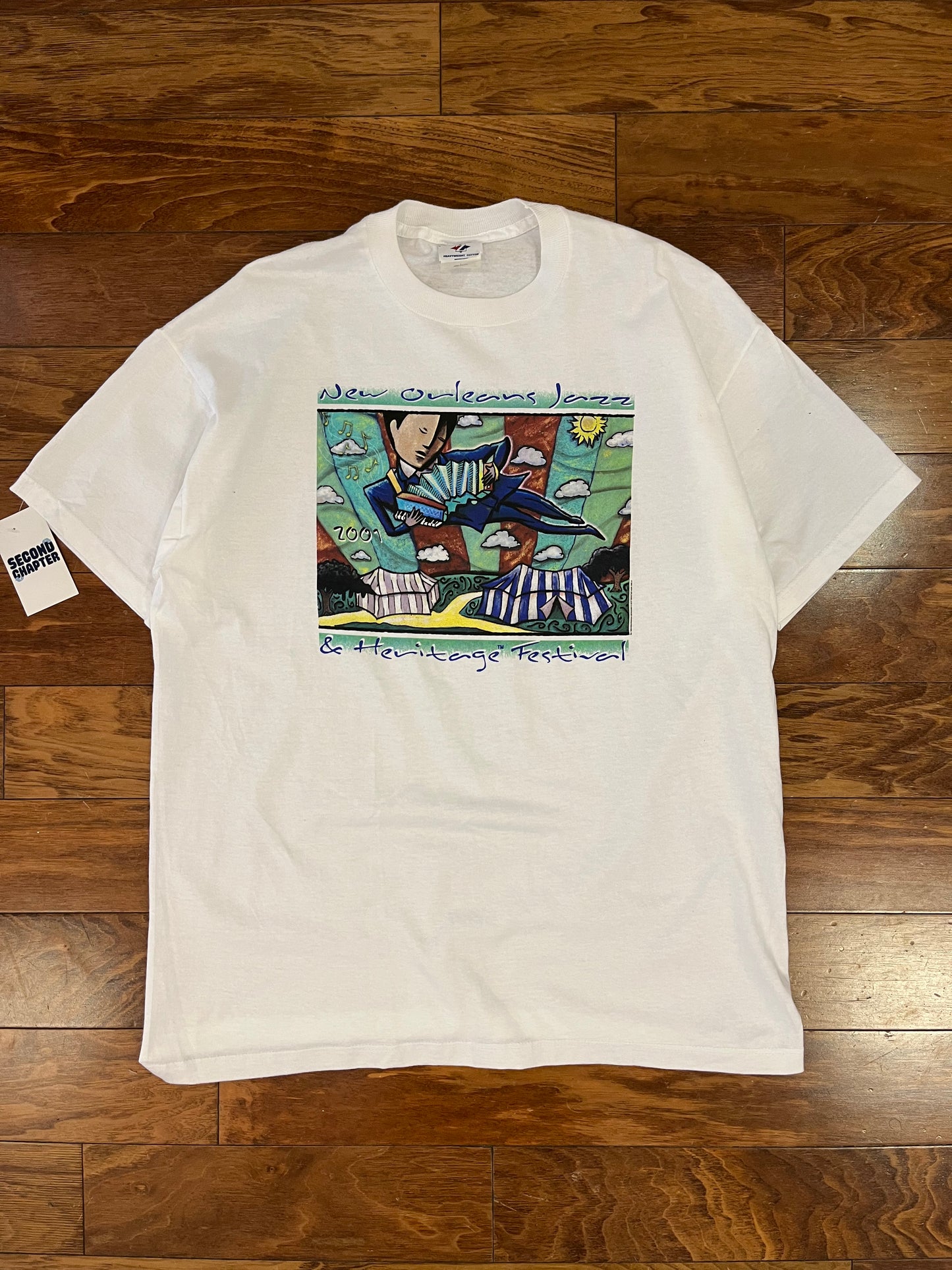 2001 New Orleans Jazz Music Festival Vintage Tee (L)