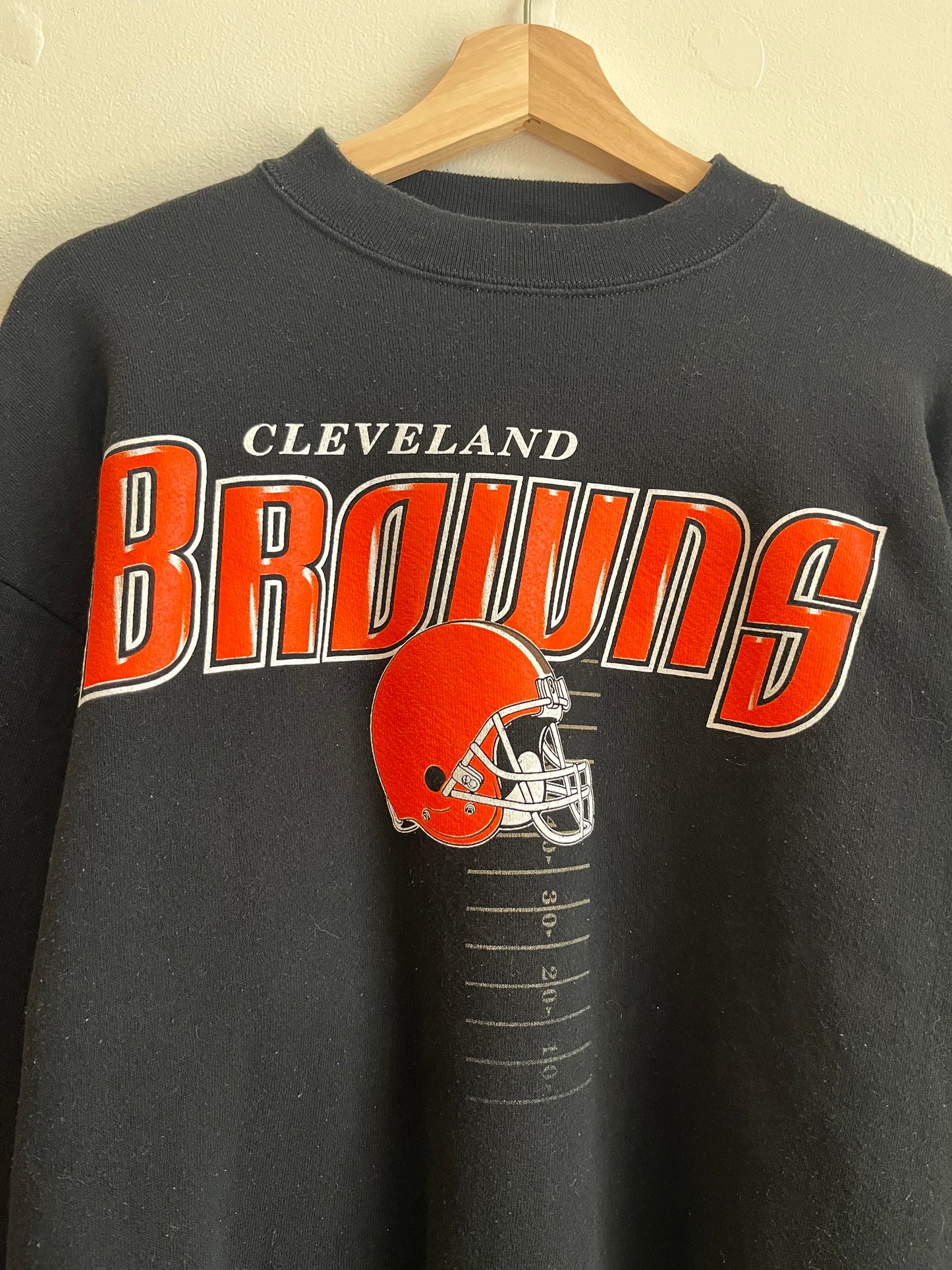 00s Cleveland Browns Vintage Yard Line Crewneck (L)