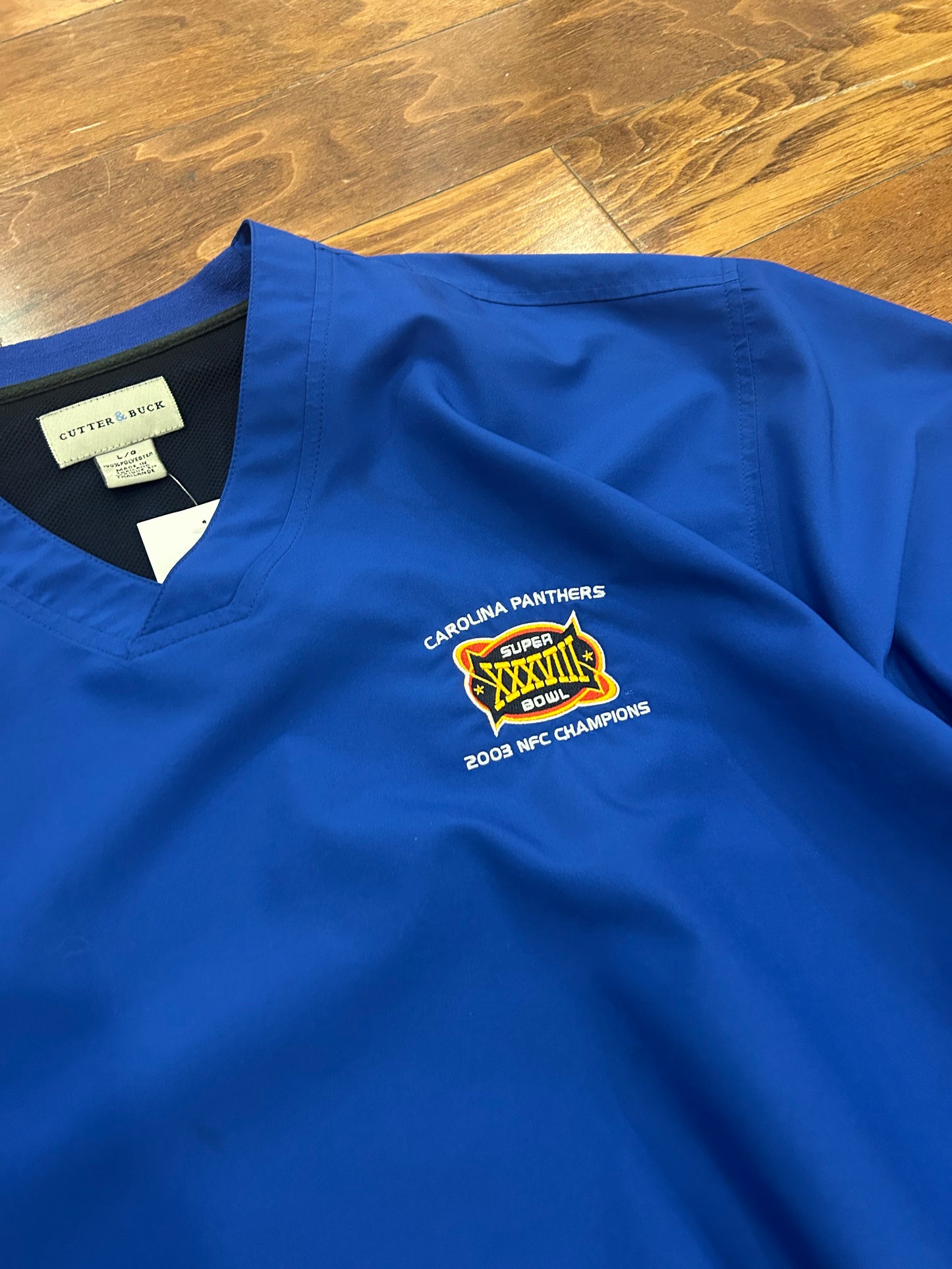 2003 Carolina Panthers Super Bowl Windbreaker (L)