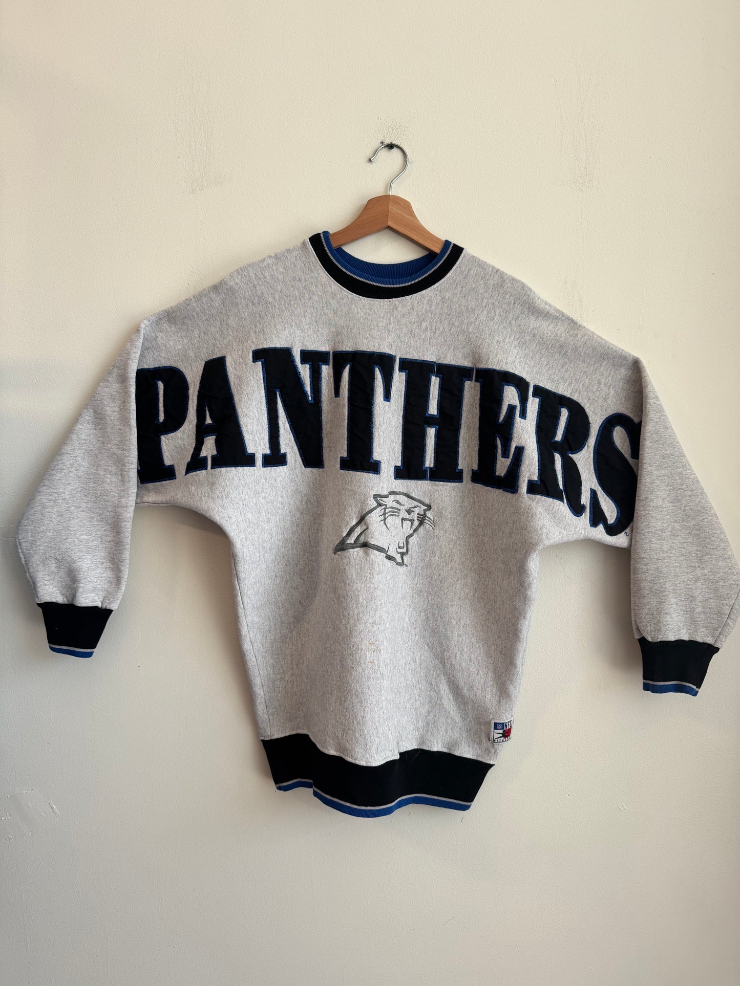 90s Carolina Panthers Legends Sleeve to Sleeve Spell Out Crewneck (XL)