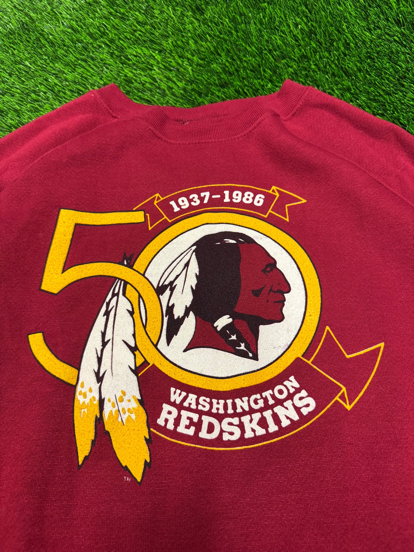 1986 Washington Redskins 50 Crewneck (M)