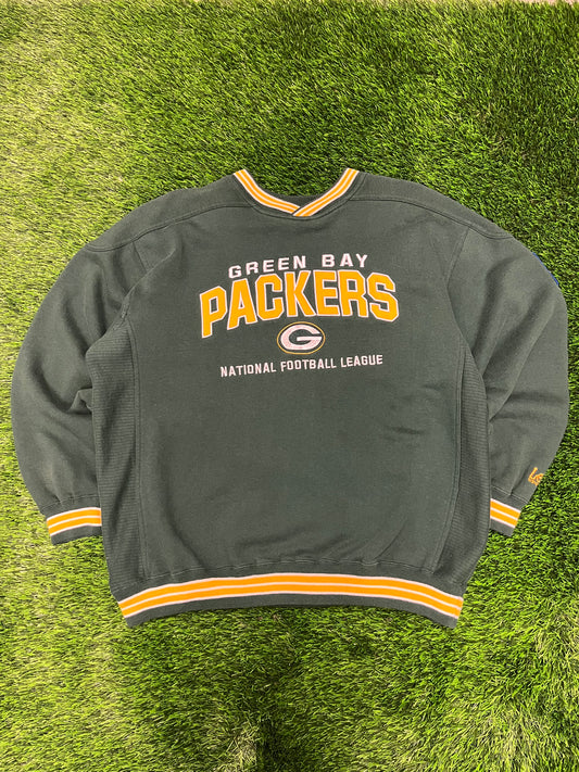 00s Green Bay Packers Lee Embroidered Crewneck (XL)