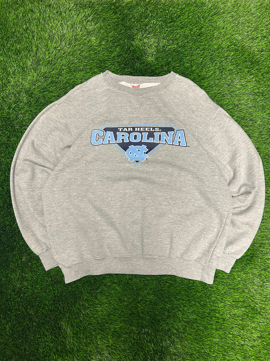 00s University Of North Carolina (UNC) Tar Heels Spell Out Vintage Soffe Crewneck (XL)