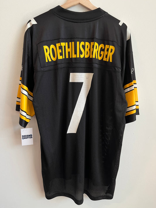 00s Pittsburgh Steelers Ben Roethlisberger Reebok Jersey (L)