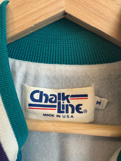 90s Charlotte Hornets NBA Chalk Line Satin (M)