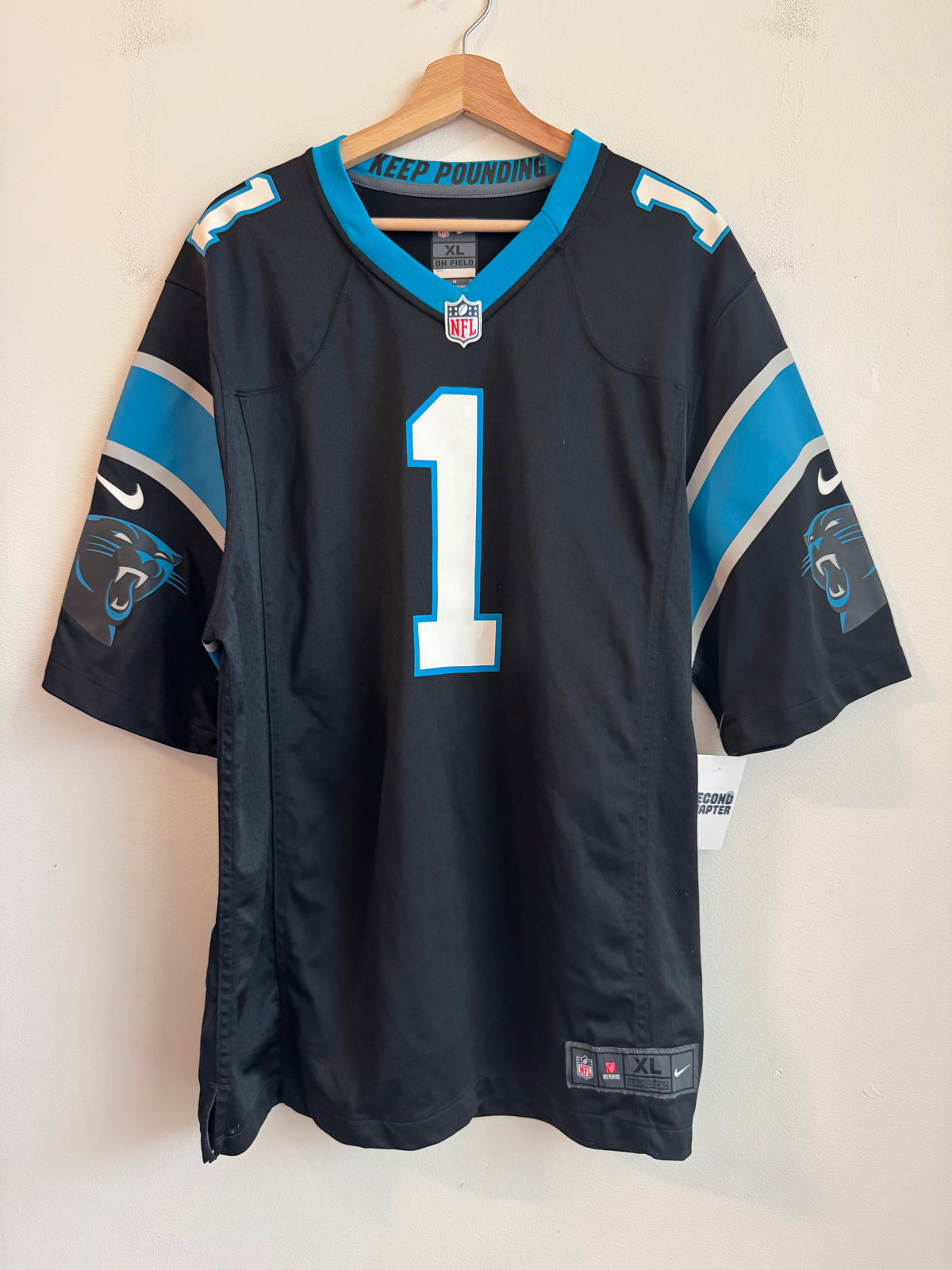 2010s Carolina Panthers Cam Newton Nike Home Jersey (XL)