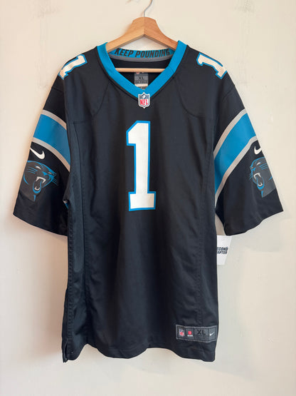 2010s Carolina Panthers Cam Newton Nike Home Jersey (XL)