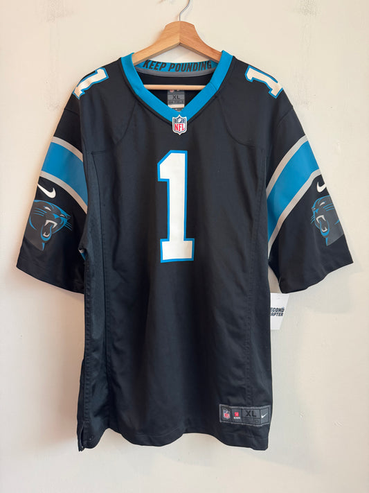 2010s Carolina Panthers Cam Newton Nike Home Jersey (XL)