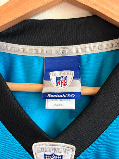 00s Carolina Panthers Muhsin Muhammed Blue Reebok Jersey (M)