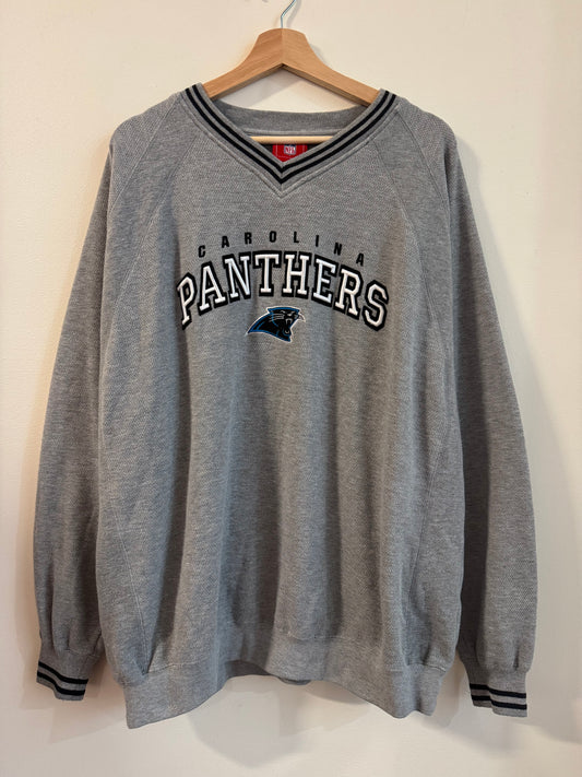 00s Carolina Panthers Embroidered NFL Crewneck (XL)