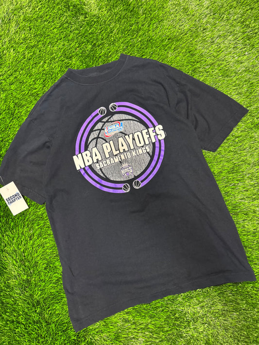 2001 Sacramento Kings Vintage NBA Playoffs Tee (L)