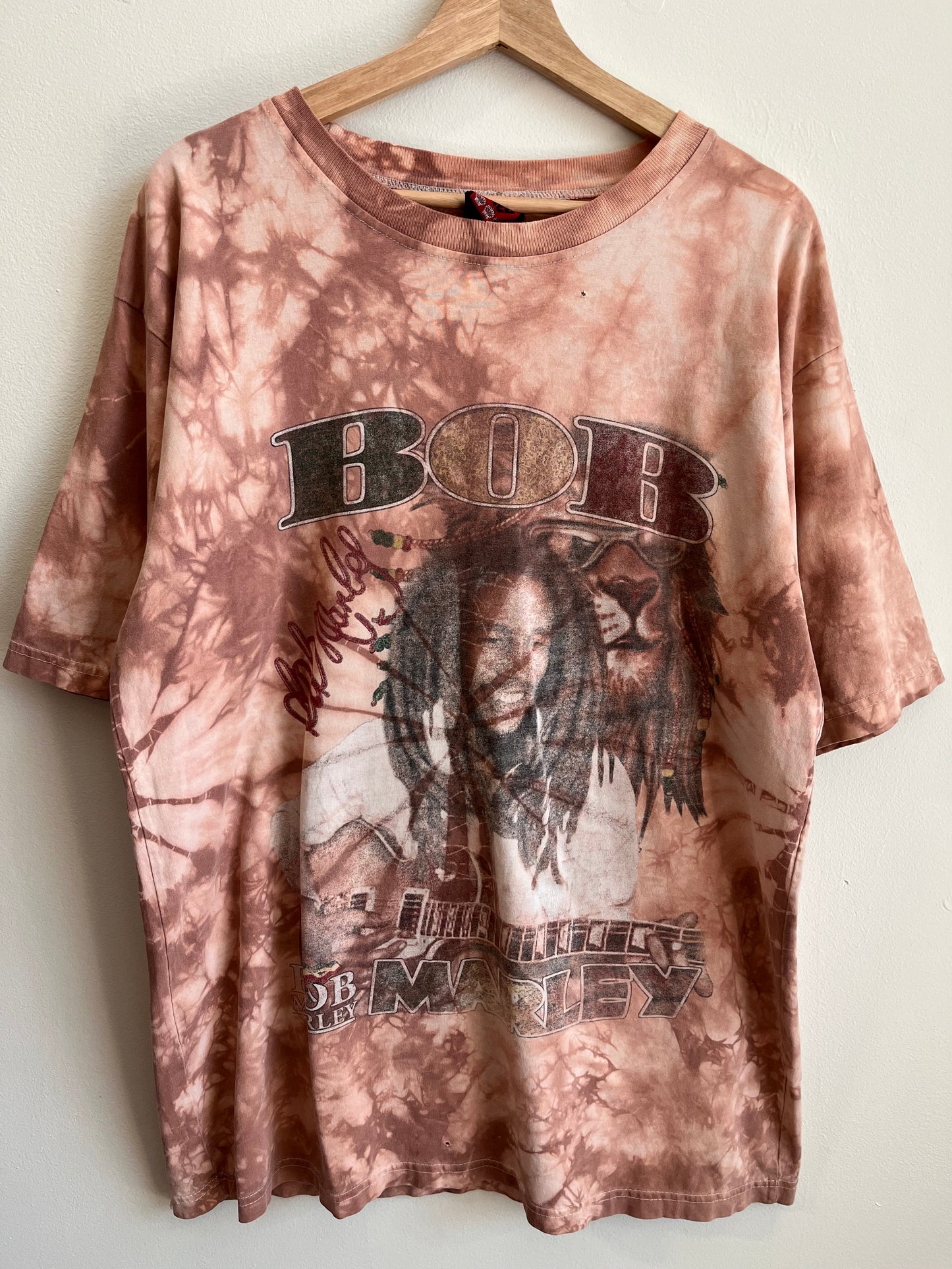 00s Bob Marley Tie Dye Rap Tee (XL)