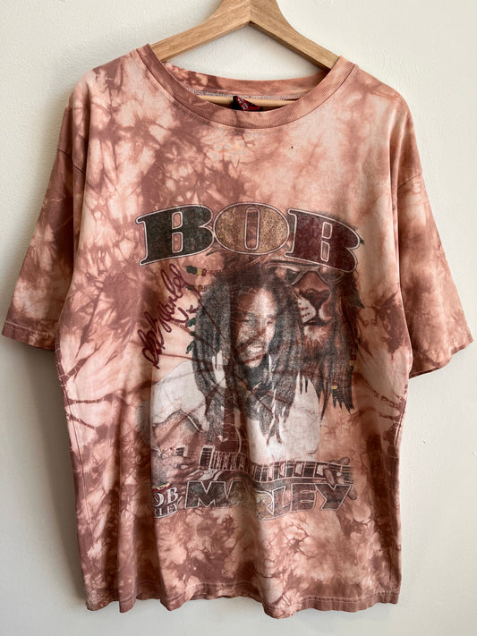 00s Bob Marley Tie Dye Rap Tee (XL)