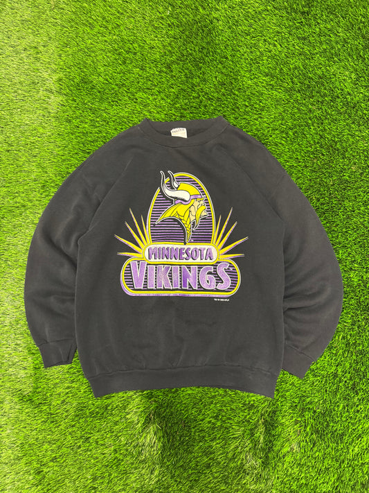 1996 Minnesota Vikings Tultex Crewneck (L)