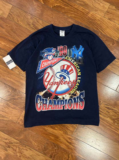 1999 New York Yankees American League Champions Tee (L)