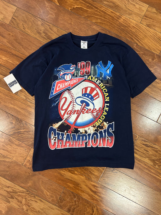 1999 New York Yankees American League Champions Tee (L)