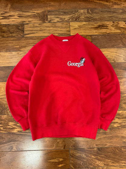 00s Georgia Bulldogs Essential Embroidered Crewneck (M)