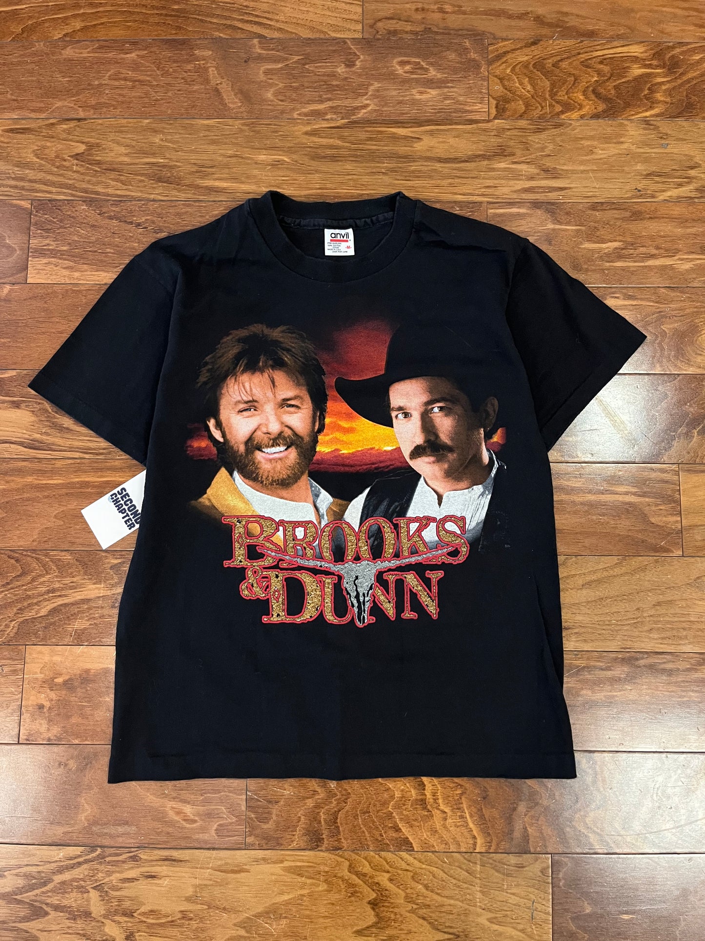 90s Brooks & Dunn Country Music Tour Tee (M)