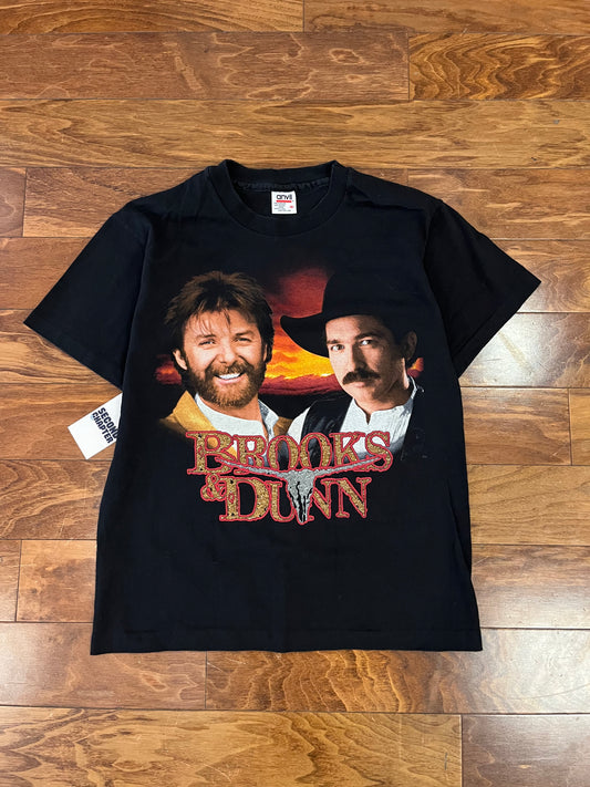 90s Brooks & Dunn Country Music Tour Tee (M)
