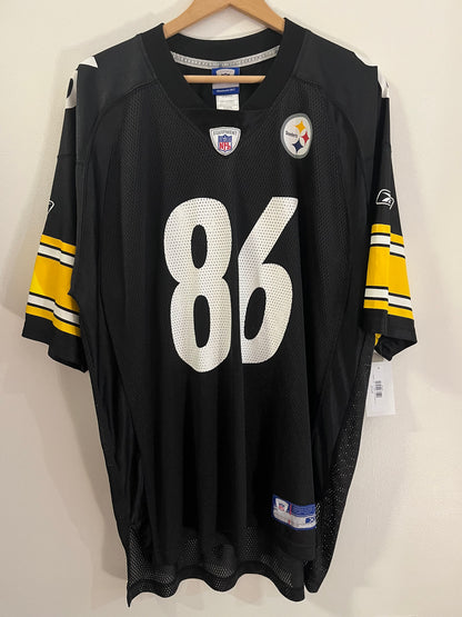 00s Pittsburgh Steelers Hines Ward Reebok Jersey(XL)
