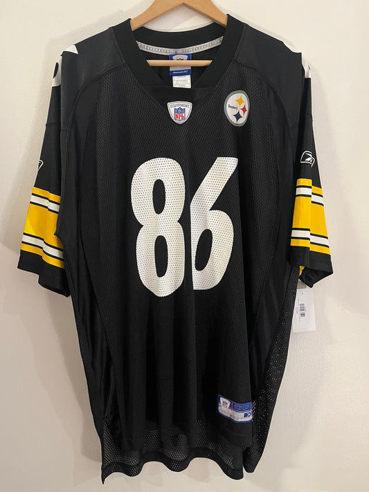 00s Pittsburgh Steelers Hines Ward Reebok Jersey (XL)