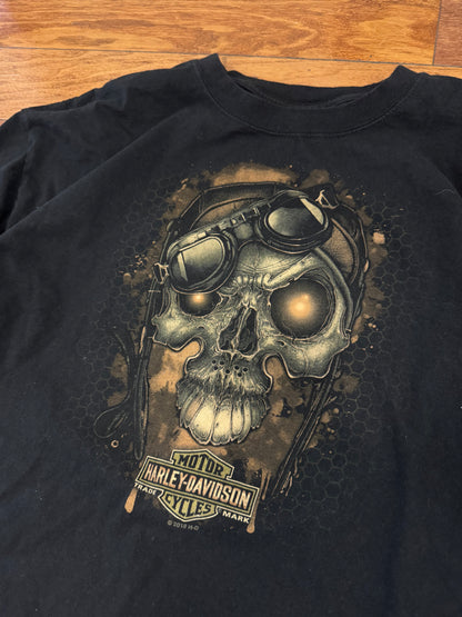 Harley Davidson Zombie Skull Graphic Tee (XL)