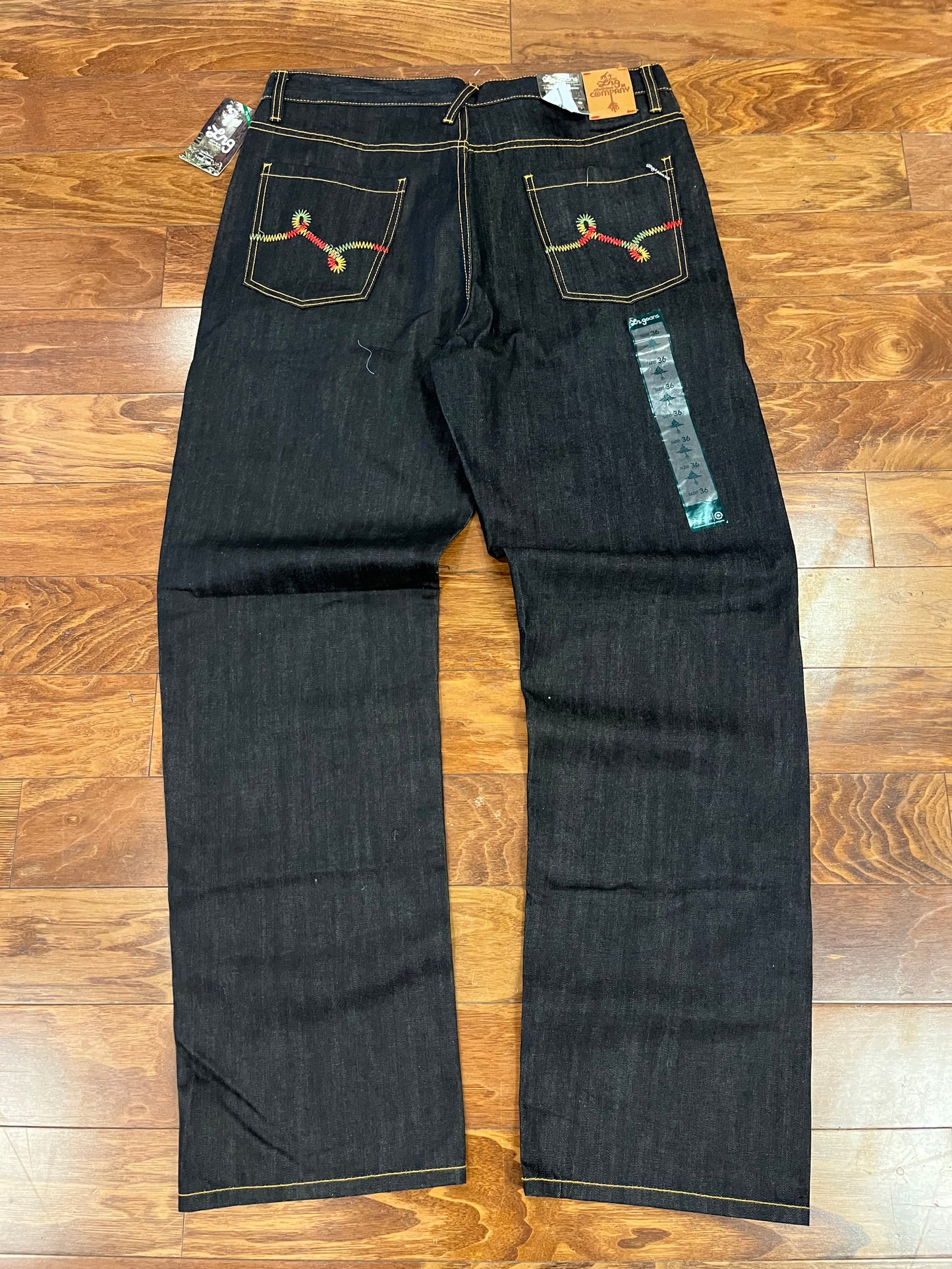 00s LRG Jeans Deadstock Embroidered Jeans (36x34)