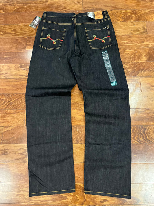 00s LRG Jeans Deadstock Embroidered Jeans (36x34)