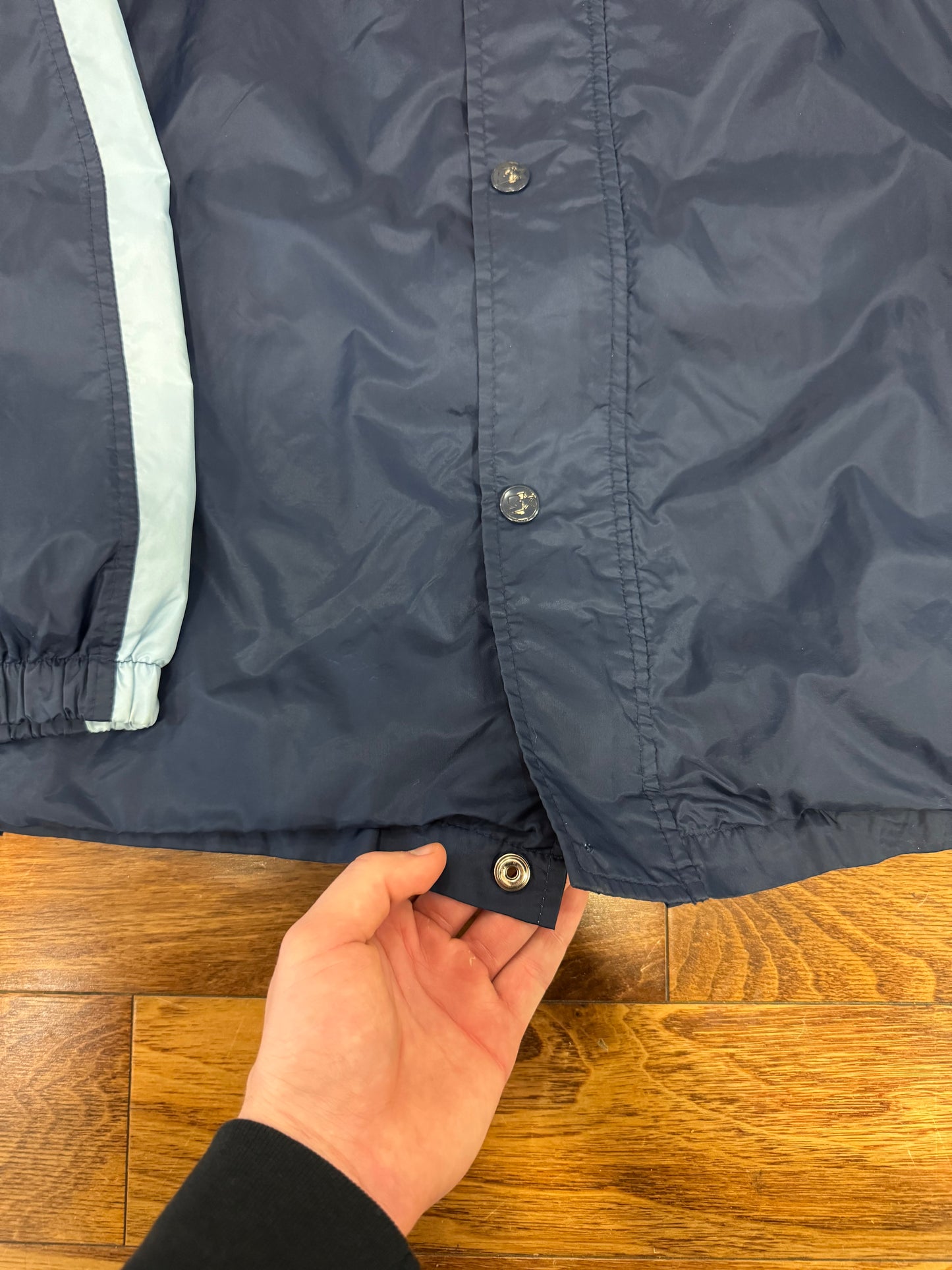 00s UNC Tar Heels Starter Button Down Windbreaker (L)