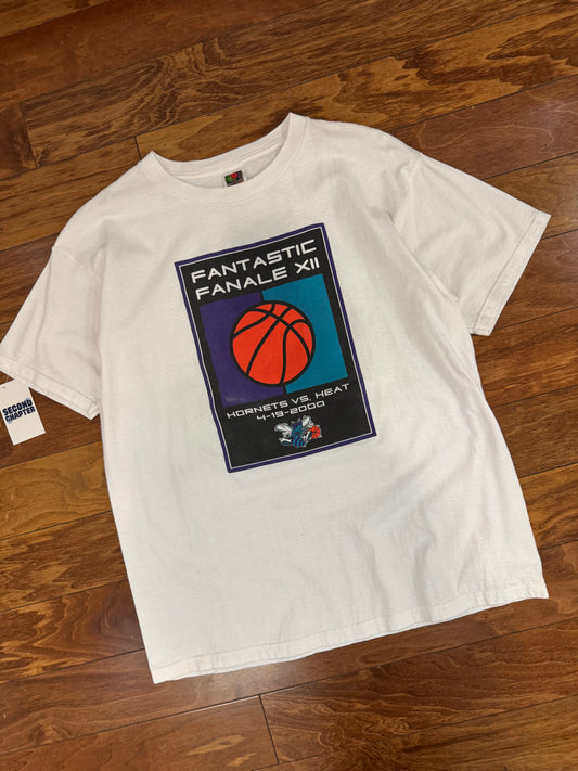 2000 Charlotte Hornets v Miami Heat Tee (XL)