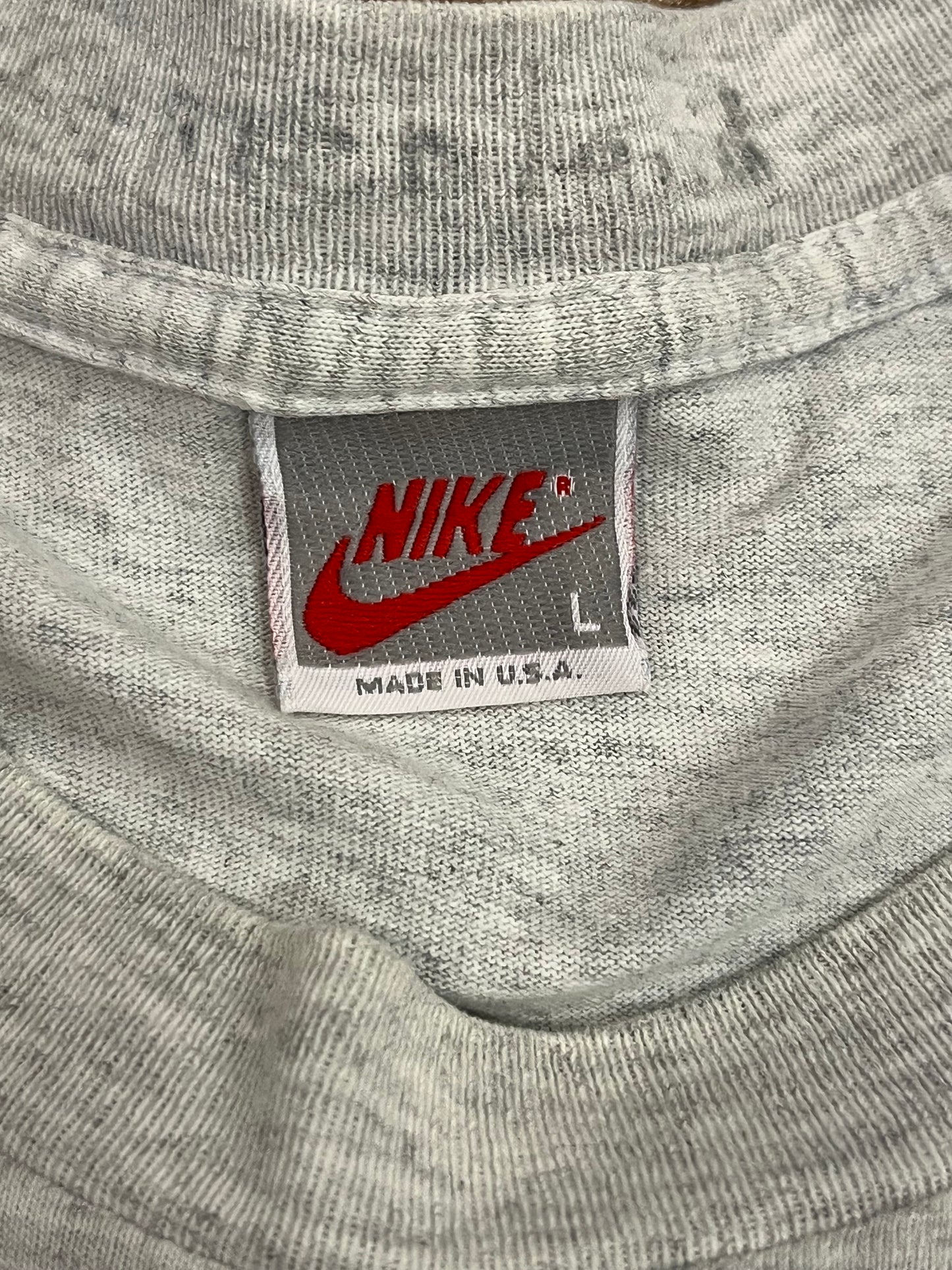 90s Nike Air Vintage Multi-Color Big Check Tee (L)