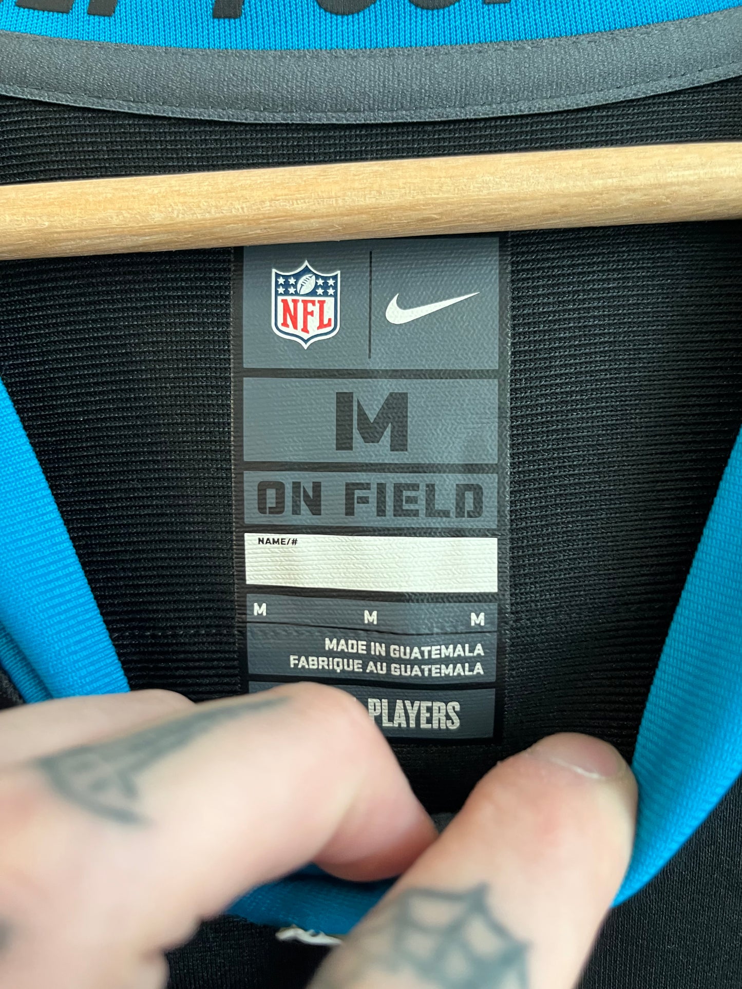 2016 Carolina Panthers Christian McCaffery Nike Home Jersey (M)