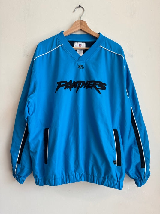 2008 Carolina Panthers Blue Cat Scratch Windbreaker (L)