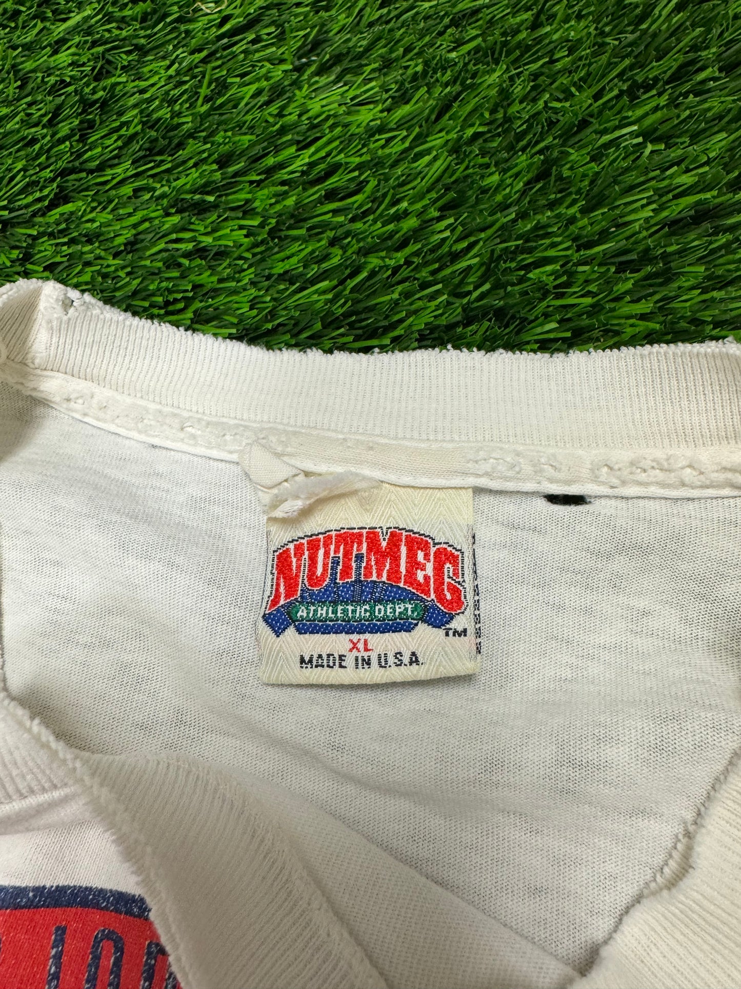 1989 New York Yankees Don Mattingly Nutmeg Vintage Thrashed MLB Tee (XL)