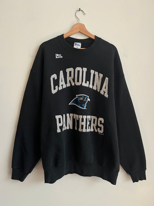 1996 Carolina Panthers Pro Player Spell Out Vintage Crewneck (XXL)