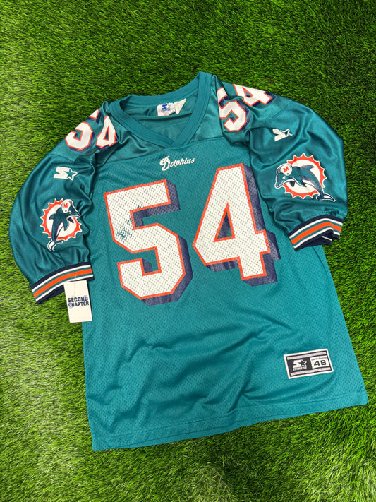 1995 Miami Dolphins Zach Thomas #54 Vintage Starter NFL Jersey (L)